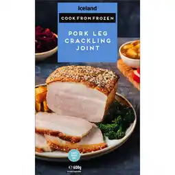 Iceland Iceland Pork Leg Crackling Joint 600g offer