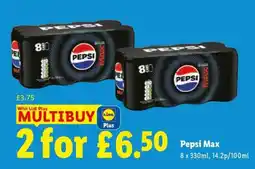 Lidl Pepsi Max offer
