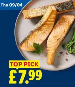 Lidl Salmon Fillets offer