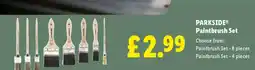 Lidl PARKSIDE Paintbrush Set offer