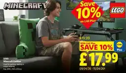 Lidl LEGO Minecraft Cushion offer