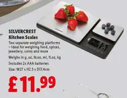 Lidl SILVERCREST Kitchen Scales offer