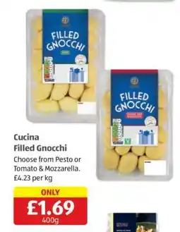Aldi Cucina Filled Gnocchi offer