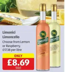 Aldi Limonici Limoncello offer