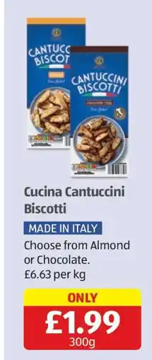 Aldi Cucina Cantuccini Biscotti offer
