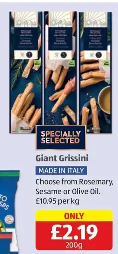 Aldi Giant Grissini offer