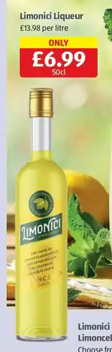 Aldi Limonici Liqueur offer