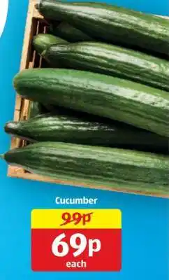 Aldi Cucumber offer