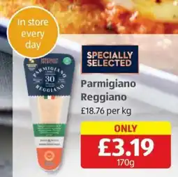 Aldi Parmigiano Reggiano offer