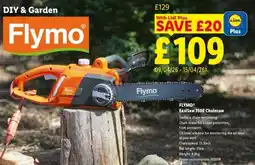 Lidl Flymo EasiSaw 350E Chainsaw offer