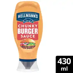 Iceland Hellmann's Chunky Burger Sauce 430 ml offer
