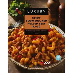 Iceland Iceland Luxury Spicy Slow cooked Pulled Beef Ragù 400g offer