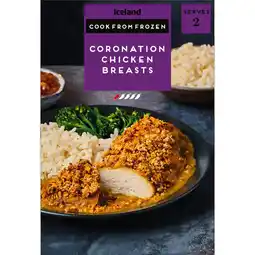 Iceland Iceland Coronation Chicken Breasts 332g offer