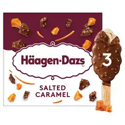 Iceland Häagen-Dazs Chunky Salted Caramel Ice Cream Sticks 3x80ml offer