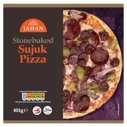 Iceland Jahan Stonebaked Sujuk Pizza 401g offer