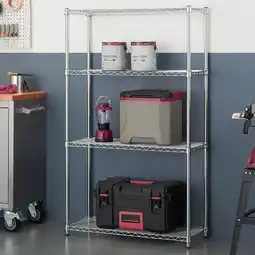 Costco TRINITY EcoStorage 4-Tier Chrome Storage Unit offer