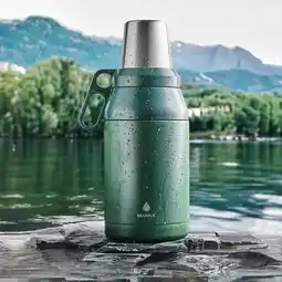 Costco Manna Stack Jug with 4 Stackable Stainless Steel Cups, 1.9L in 2 Colours offer