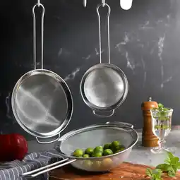 Costco MIU Stainless Steel Mesh Strainer, 3 Piece Set offer