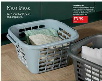 Aldi Laundry Basket offer