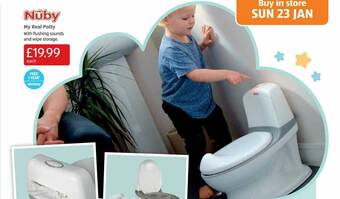 Aldi Nûby My Real Potty offer