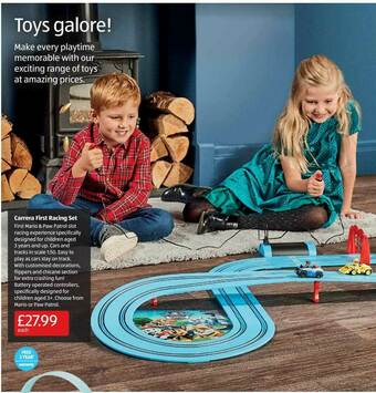 Aldi Carrera First Racing Set offer