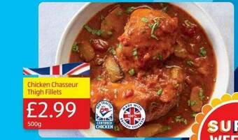 Aldi Chicken Chasseur Thigh Fillets offer