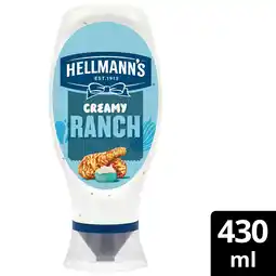 Iceland Hellmann's Creamy Ranch Sauce 430 ML offer