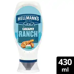 Iceland Hellmann's Creamy Ranch Sauce 430 ML offer