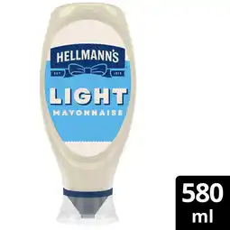 Iceland Hellmann's Light Mayonnaise Condiment 580 ml offer