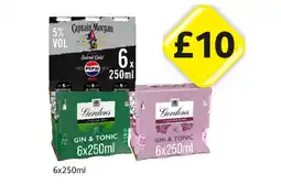 Londis Captain Morgan Spiced Gold Pepsi Max, Gordon's Gin & Tonic, Pink offer