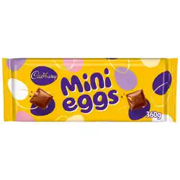 Iceland Cadbury Mini Eggs Large Chocolate Bar 360g offer