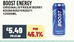 Bestway BOOST ENERGY Original/s'free/r'berry offer