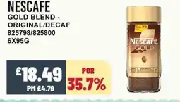 Bestway NESCAFE Gold blend - original/decaf offer