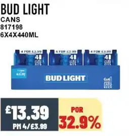 Bestway BUD LIGHT Cans offer