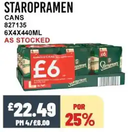 Bestway STAROPRAMEN Cans offer