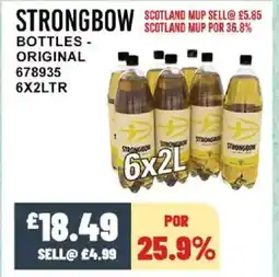 Bestway STRONGBOW Bottles - original offer