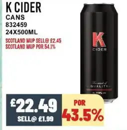 Bestway K CIDER Cans offer