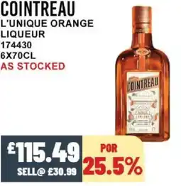 Bestway COINTREAU L'unique orange liqueur offer