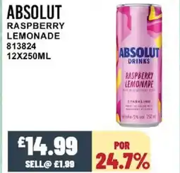 Bestway ABSOLUT Raspberry lemonade offer