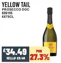 Bestway YELLOW TAIL Prosecco doc offer