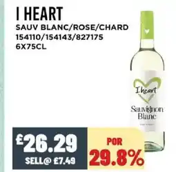 Bestway I HEART Sauv blanc/rose/chard offer