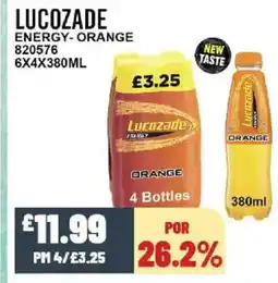 Bestway LUCOZADE Energy-orange offer
