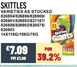 Bestway SKITTLES offer