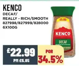Bestway KENCO Decaf/ really - rich/smooth offer