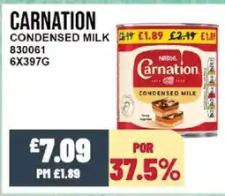 Bestway CARNATION Condensed milk offer
