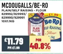 Bestway MCDOUGALLS/BE-RO Plain/self raising flour offer