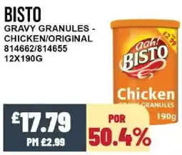 Bestway BISTO Gravy granules - chicken/original offer