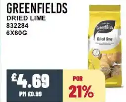 Bestway GREENFIELDS Dried lime offer