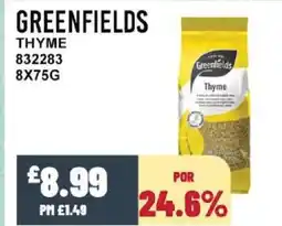 Bestway GREENFIELDS Thyme offer