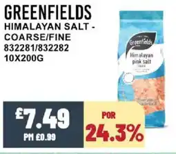 Bestway GREENFIELDS Himalayan salt - coarse/fine offer